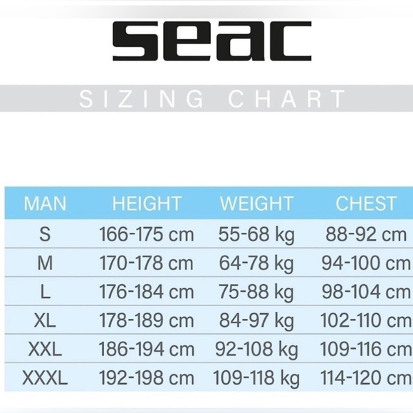 SEAC Unifleece Insulating Undergarment Dry Suit Large NEW - Picture 8 of 8